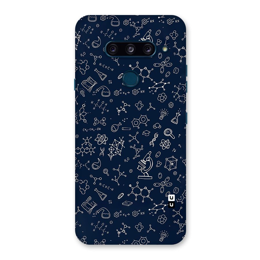 Chemistry Doodle Art Back Case for LG  V40 ThinQ