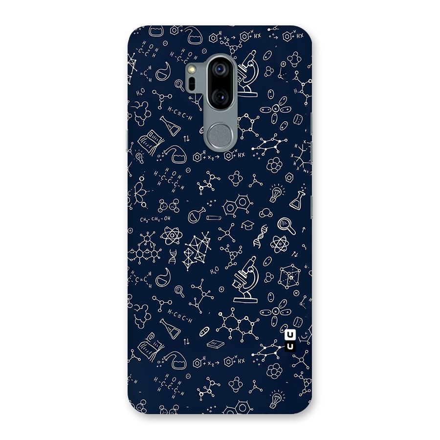 Chemistry Doodle Art Back Case for LG G7