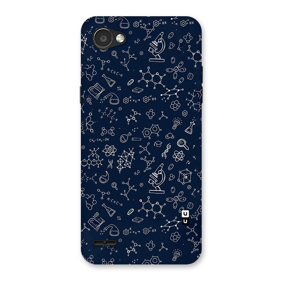 Chemistry Doodle Art Back Case for LG Q6