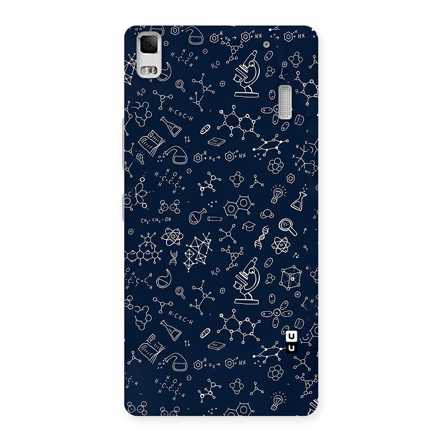 Chemistry Doodle Art Back Case for Lenovo A7000