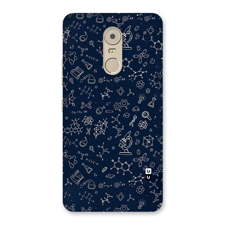 Chemistry Doodle Art Back Case for Lenovo K6 Note