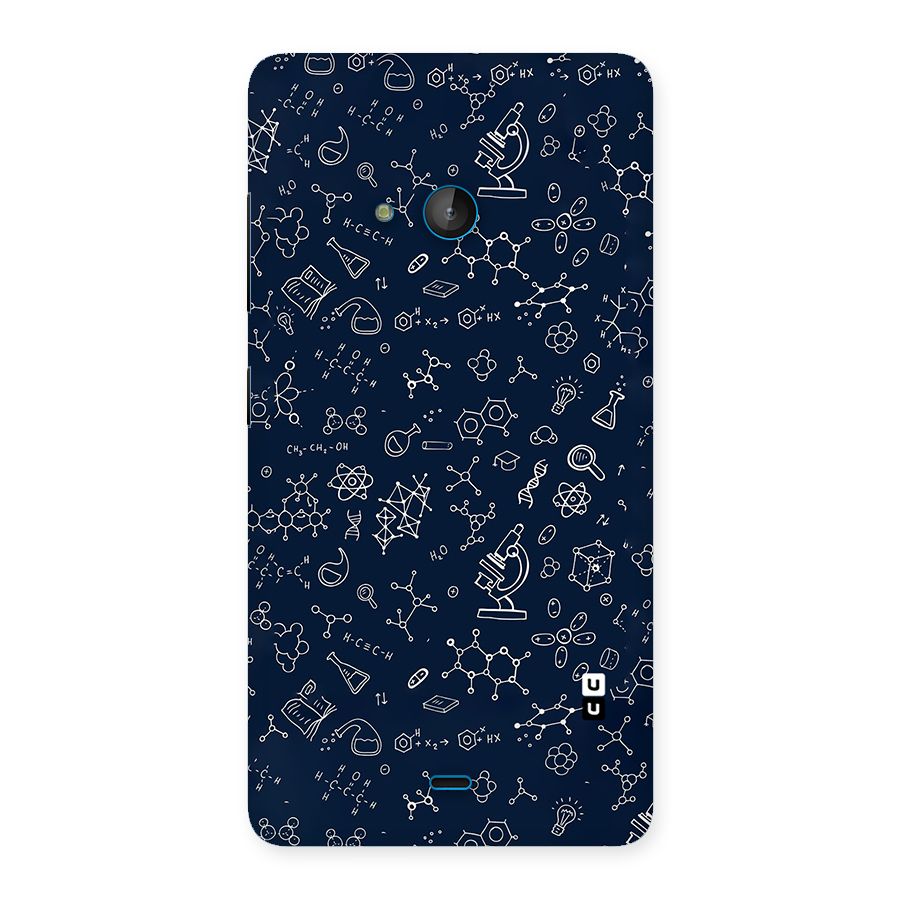 Chemistry Doodle Art Back Case for Lumia 540