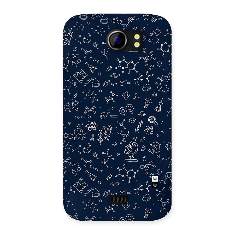 Chemistry Doodle Art Back Case for Micromax Canvas 2 A110