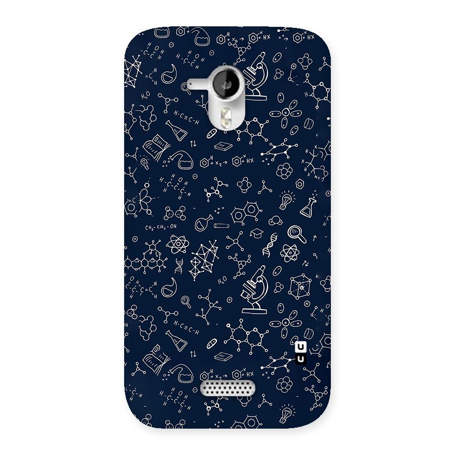 Chemistry Doodle Art Back Case for Micromax Canvas HD A116