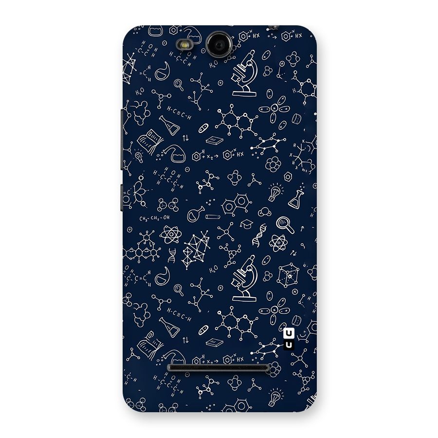 Chemistry Doodle Art Back Case for Micromax Canvas Juice 3 Q392