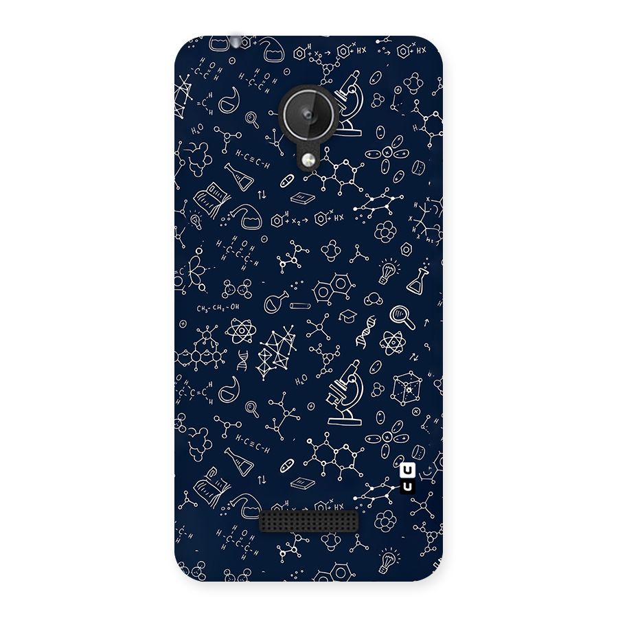 Chemistry Doodle Art Back Case for Micromax Canvas Spark Q380