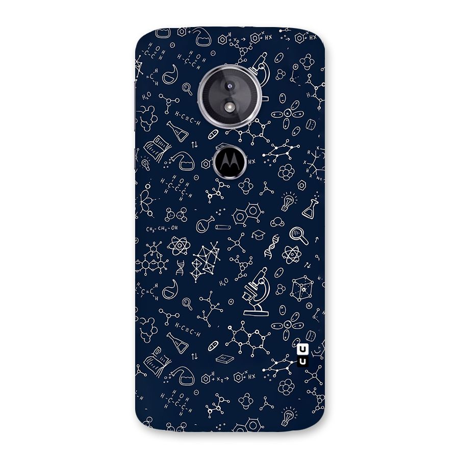 Chemistry Doodle Art Back Case for Moto E5