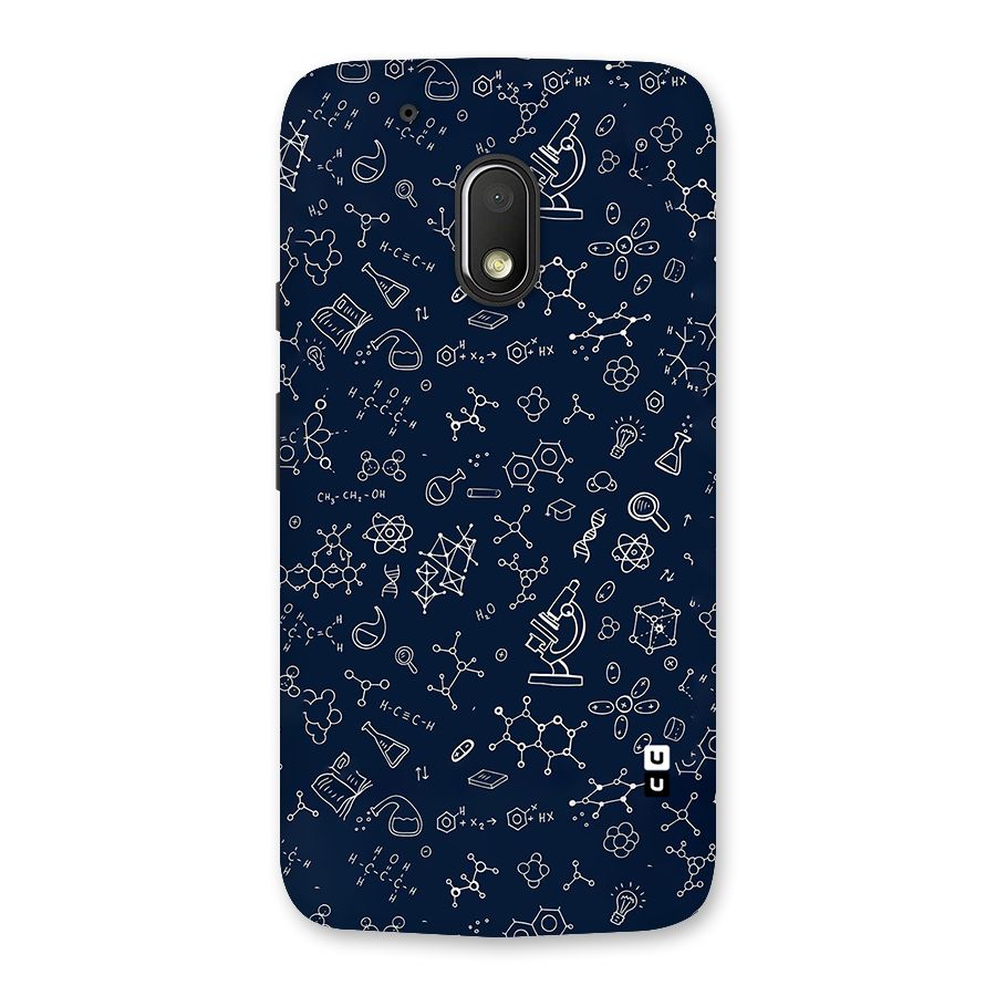 Chemistry Doodle Art Back Case for Moto G4 Play