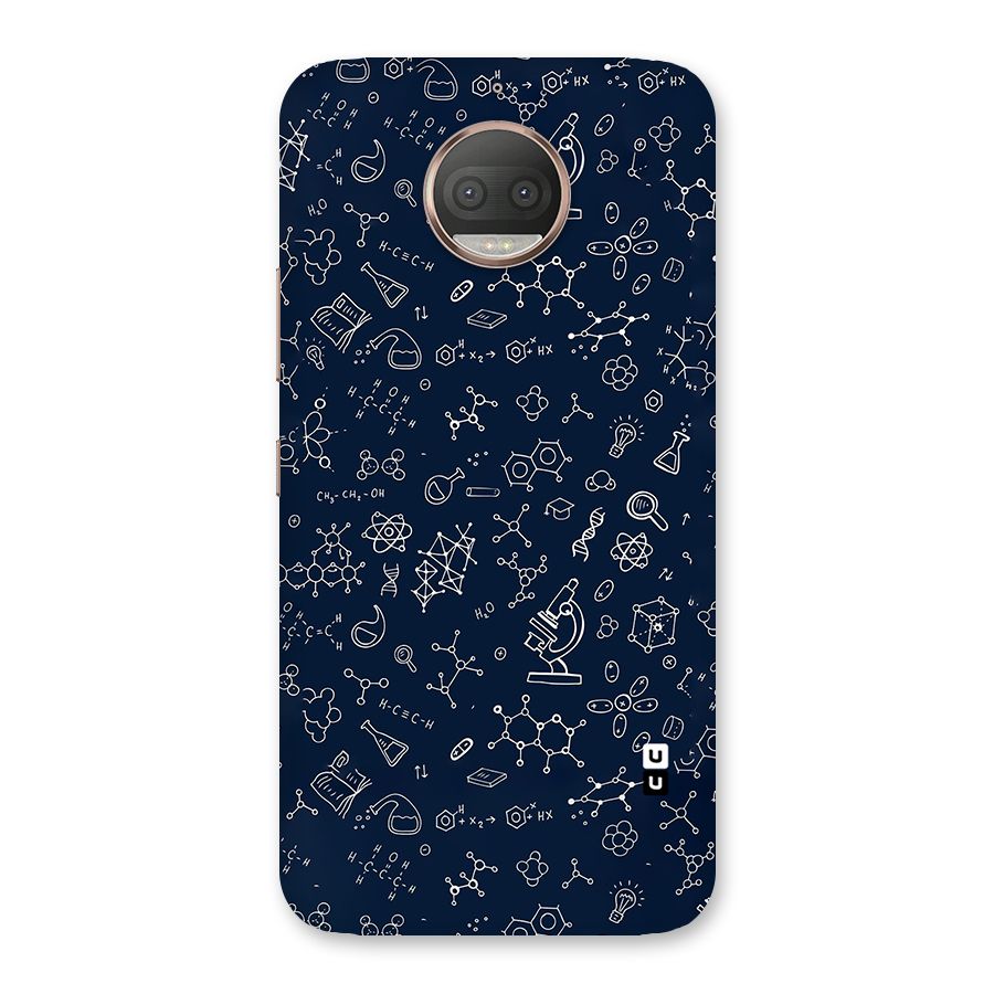Chemistry Doodle Art Back Case for Moto G5s Plus