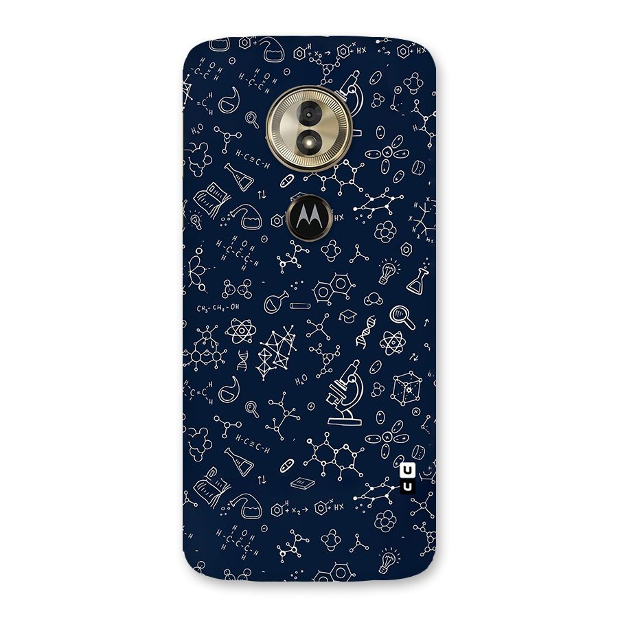 Chemistry Doodle Art Back Case for Moto G6 Play