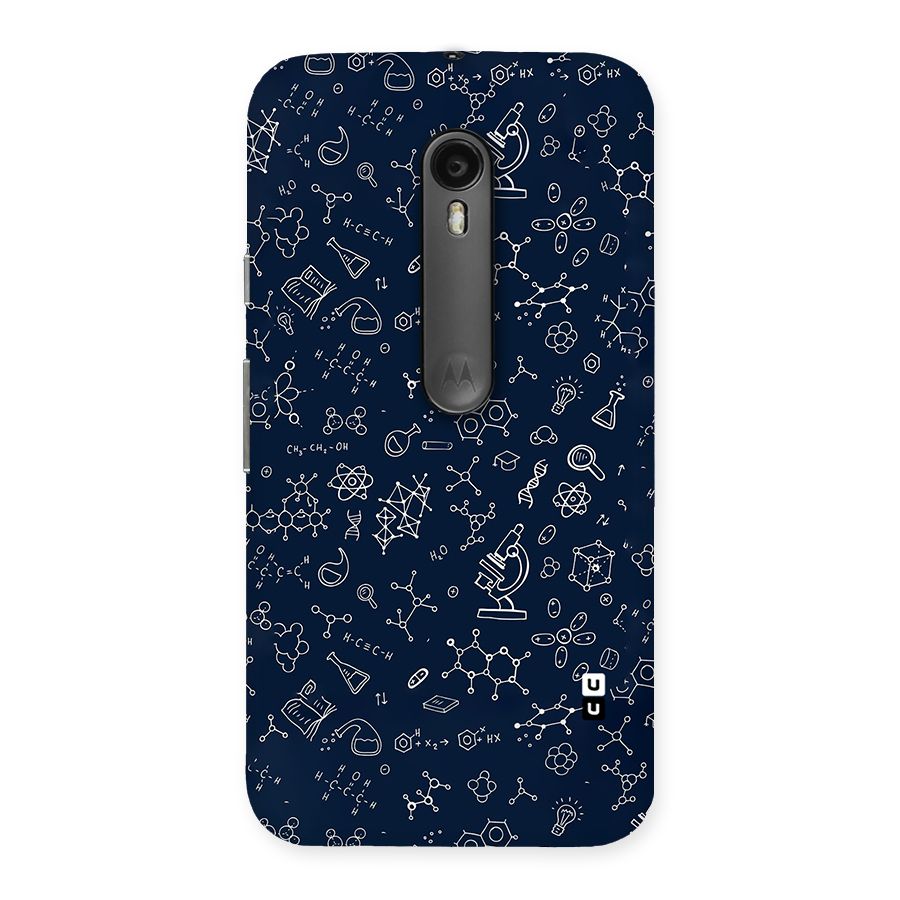 Chemistry Doodle Art Back Case for Moto G Turbo