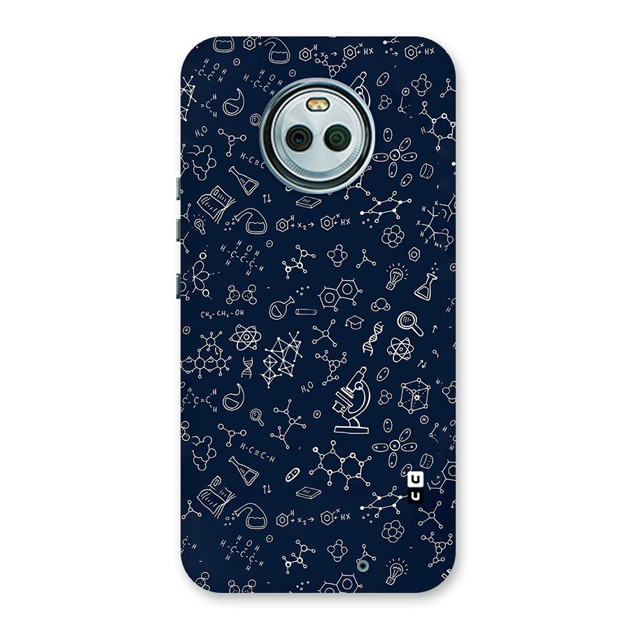 Chemistry Doodle Art Back Case for Moto X4