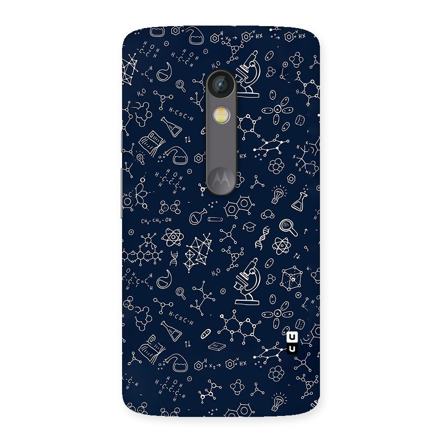 Chemistry Doodle Art Back Case for Moto X Play