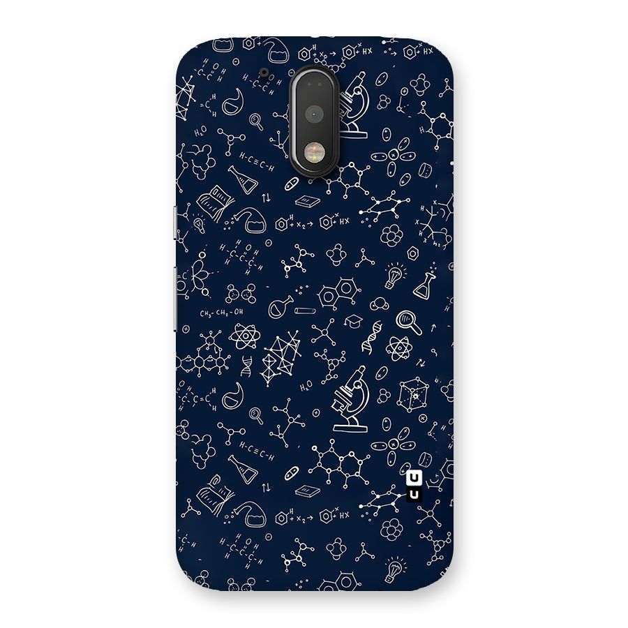 Chemistry Doodle Art Back Case for Motorola Moto G4 Plus