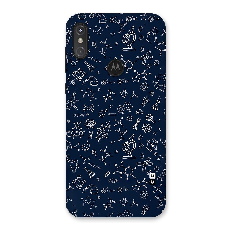 Chemistry Doodle Art Back Case for Motorola One Power