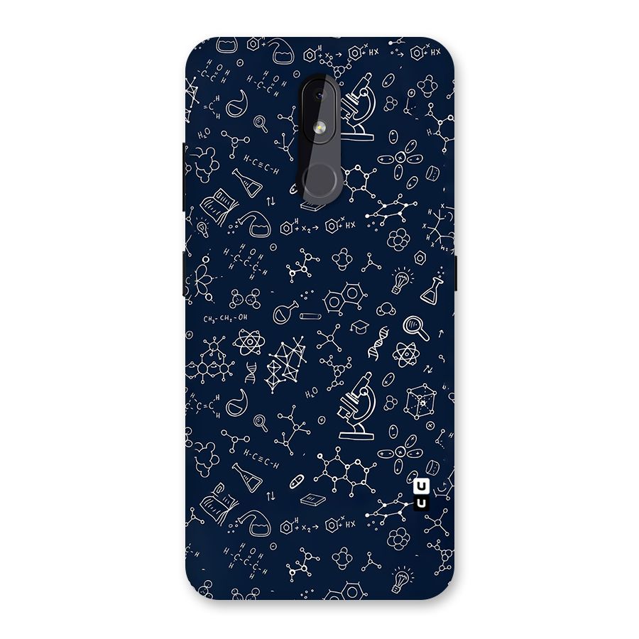 Chemistry Doodle Art Back Case for Nokia 3.2