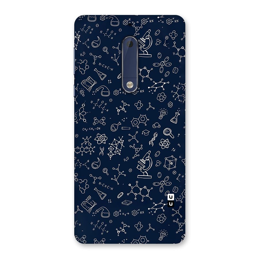 Chemistry Doodle Art Back Case for Nokia 5