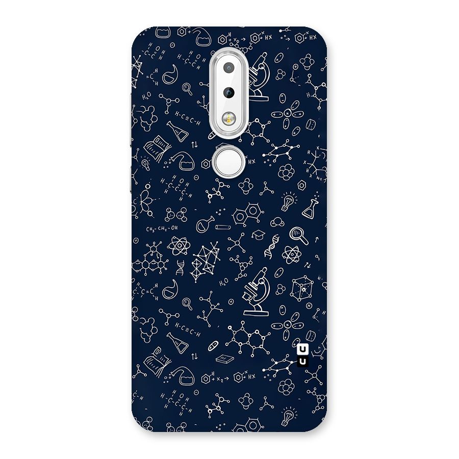 Chemistry Doodle Art Back Case for Nokia 6.1 Plus