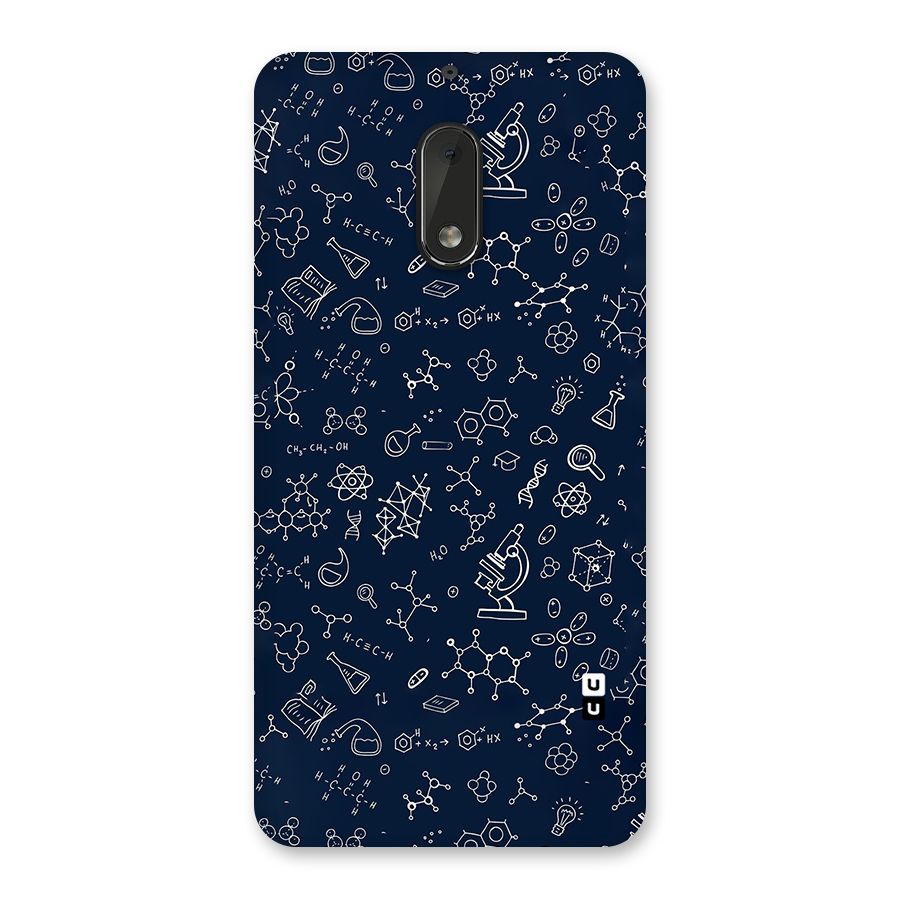 Chemistry Doodle Art Back Case for Nokia 6