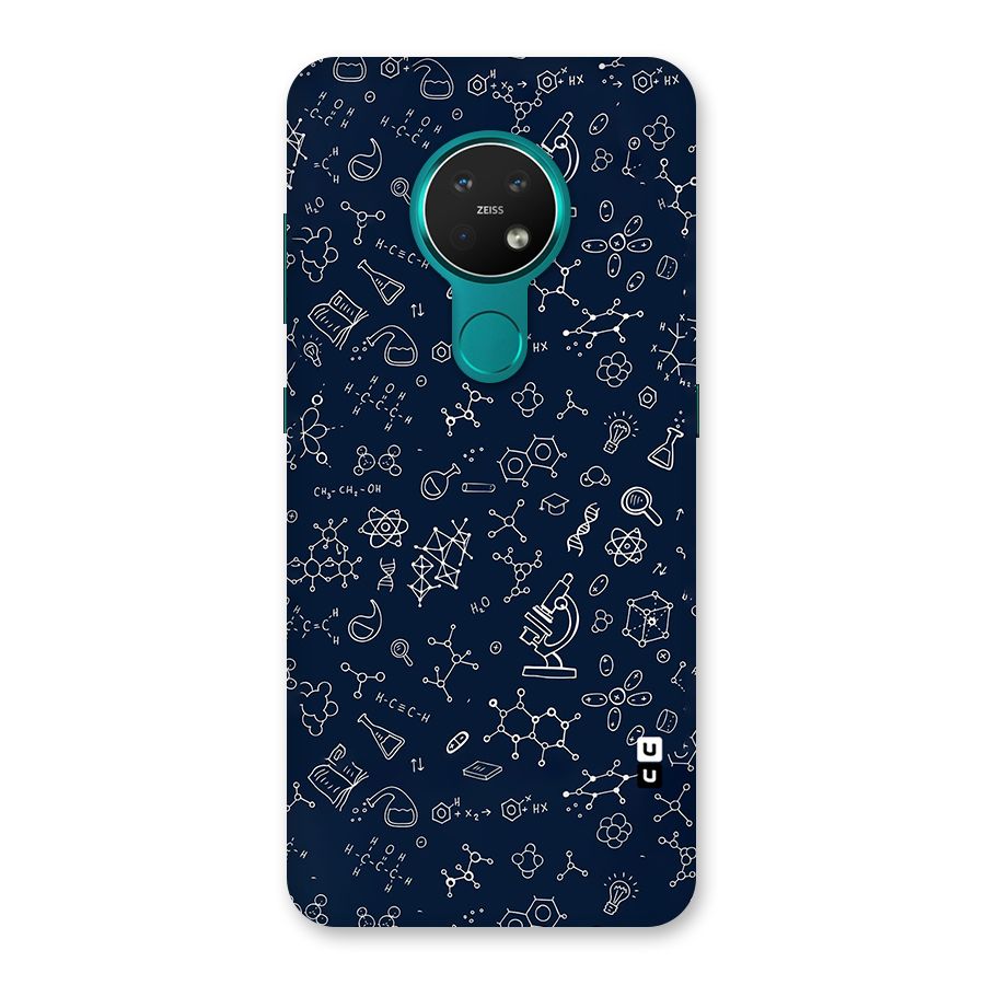 Chemistry Doodle Art Back Case for Nokia 7.2