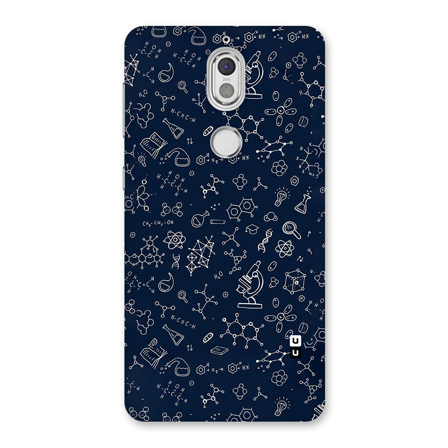 Chemistry Doodle Art Back Case for Nokia 7