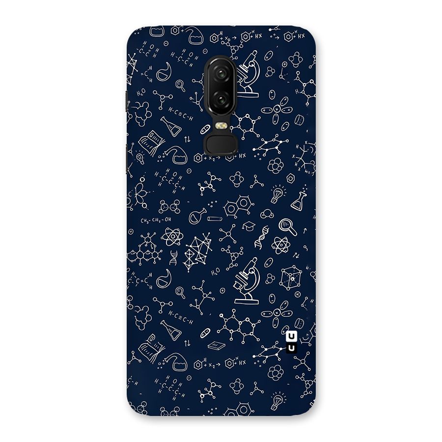 Chemistry Doodle Art Back Case for OnePlus 6