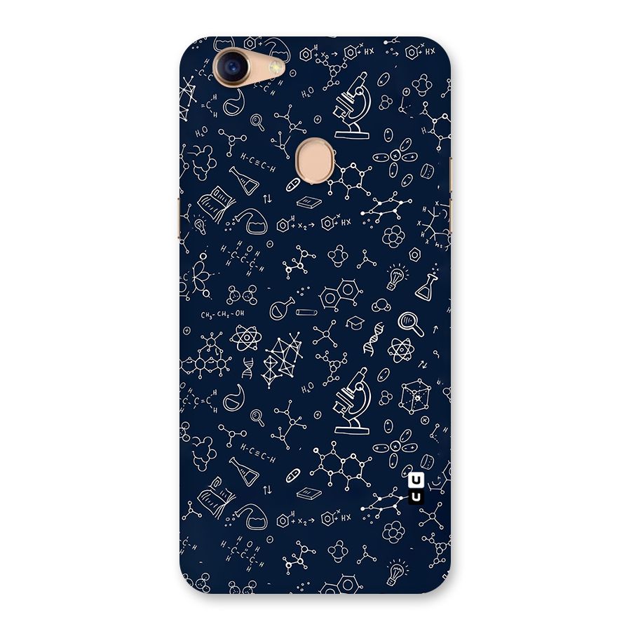 Chemistry Doodle Art Back Case for Oppo F5 Youth