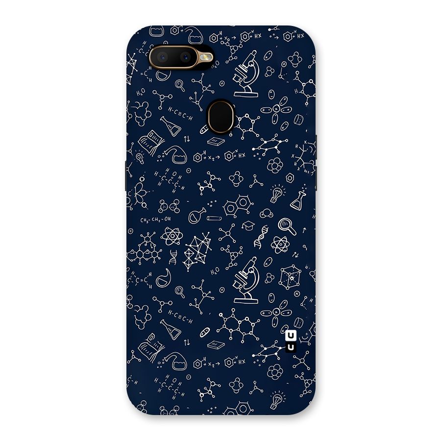 Chemistry Doodle Art Back Case for Oppo A5s