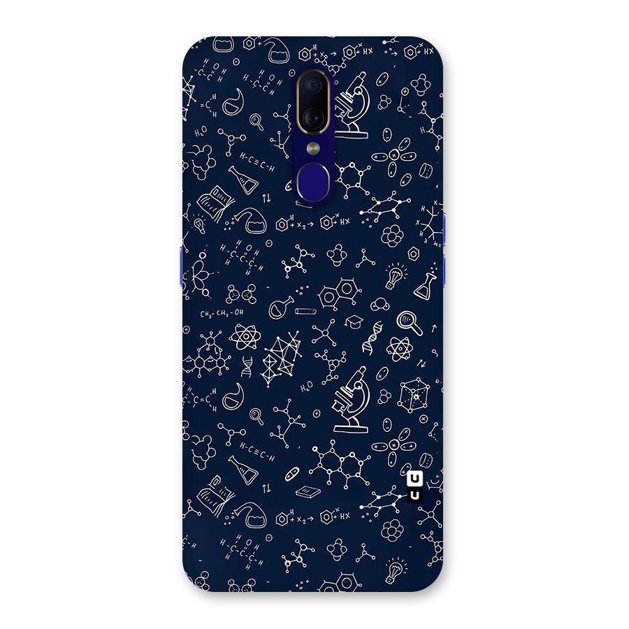 Chemistry Doodle Art Back Case for Oppo F11