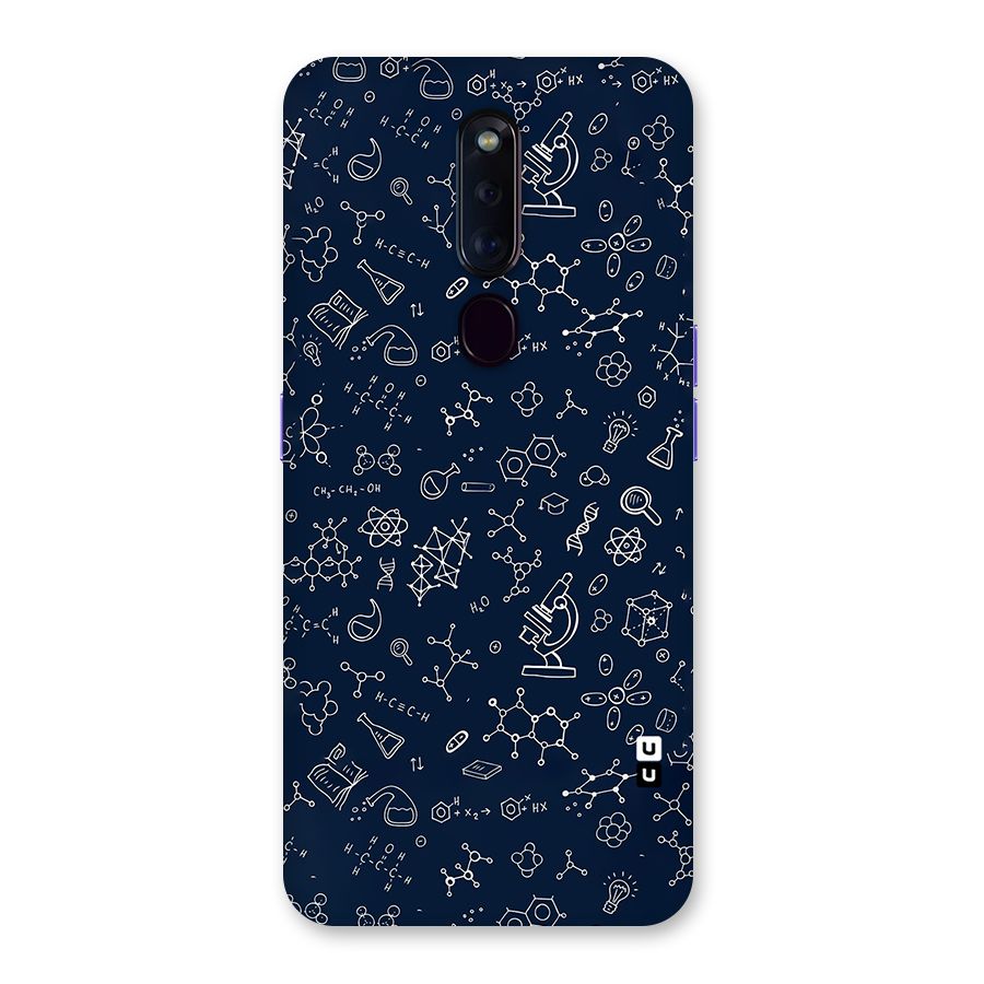 Chemistry Doodle Art Back Case for Oppo F11 Pro