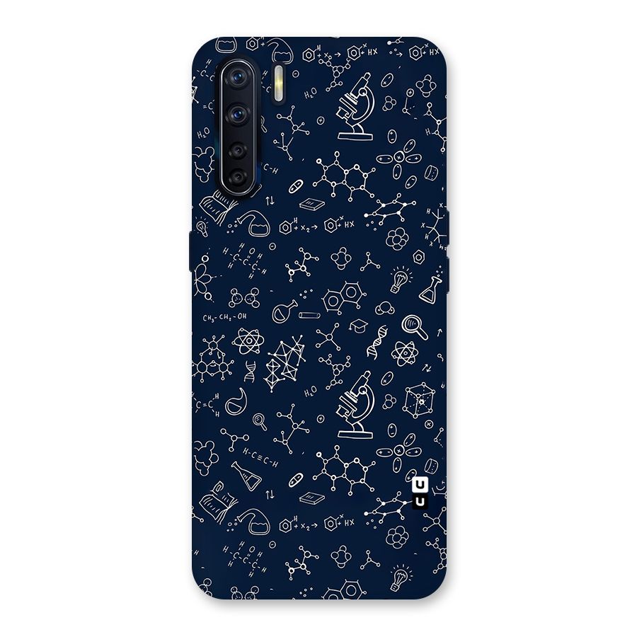Chemistry Doodle Art Back Case for Oppo F15
