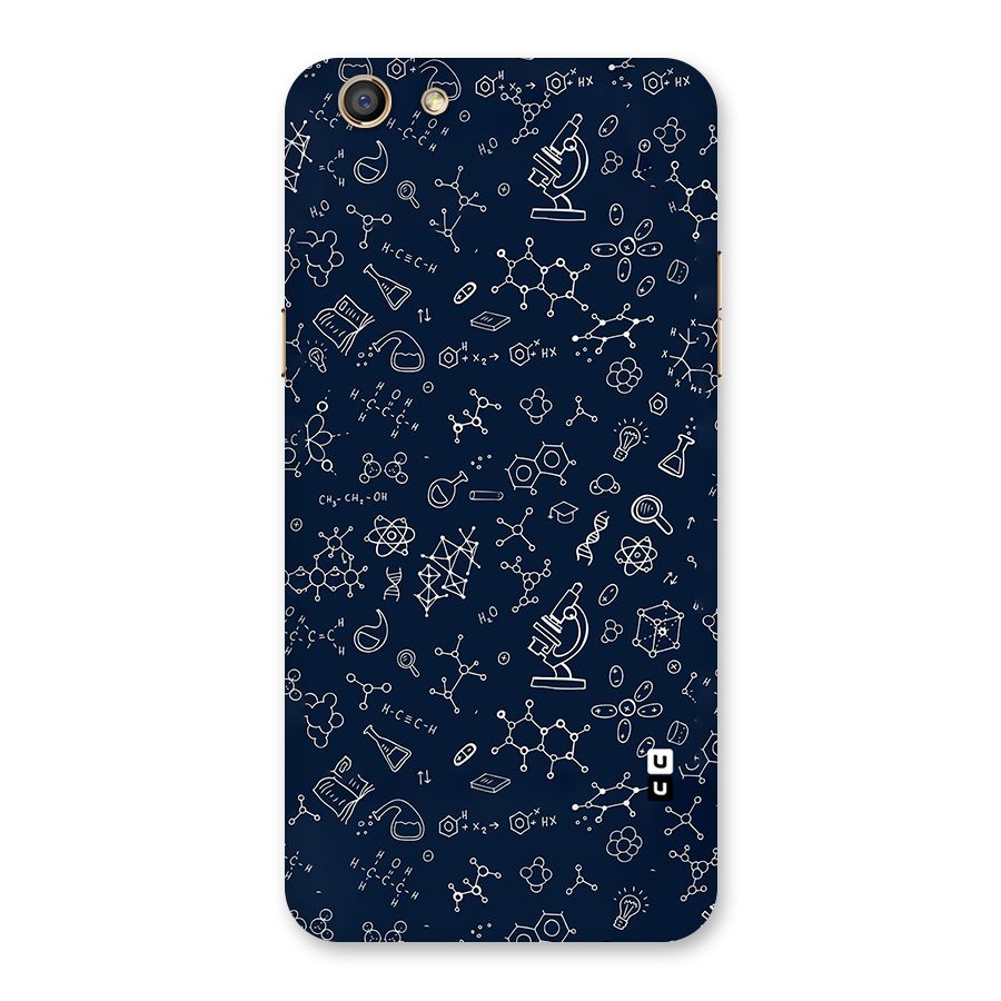 Chemistry Doodle Art Back Case for Oppo F3