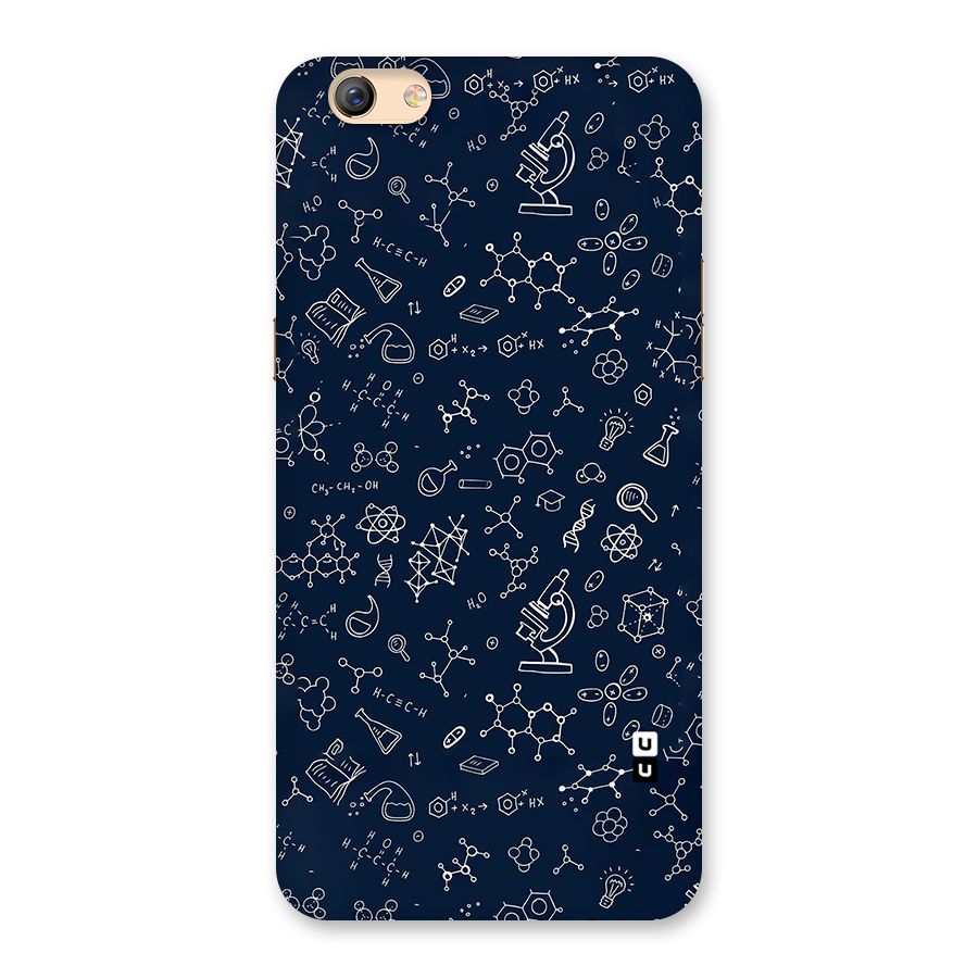 Chemistry Doodle Art Back Case for Oppo F3 Plus