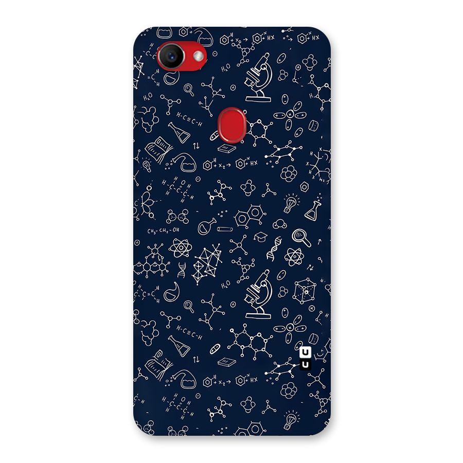 Chemistry Doodle Art Back Case for Oppo F7