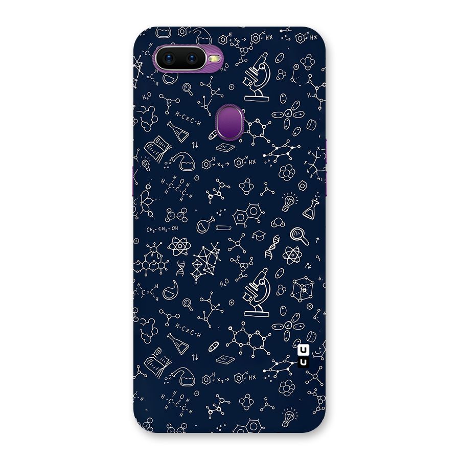 Chemistry Doodle Art Back Case for Oppo F9