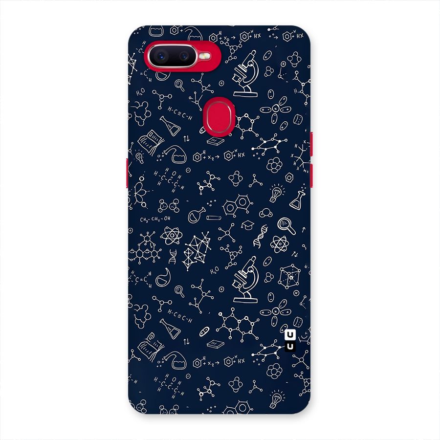 Chemistry Doodle Art Back Case for Oppo F9 Pro