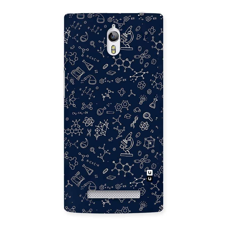 Chemistry Doodle Art Back Case for Oppo Find 7
