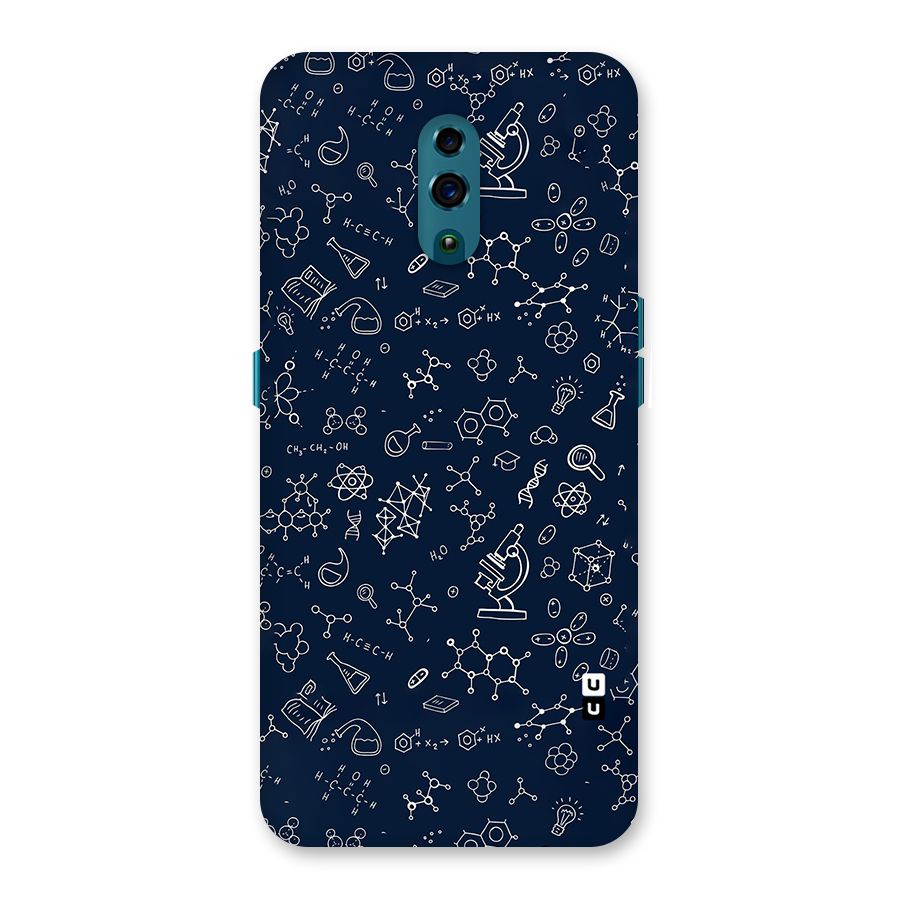 Chemistry Doodle Art Back Case for Oppo Reno