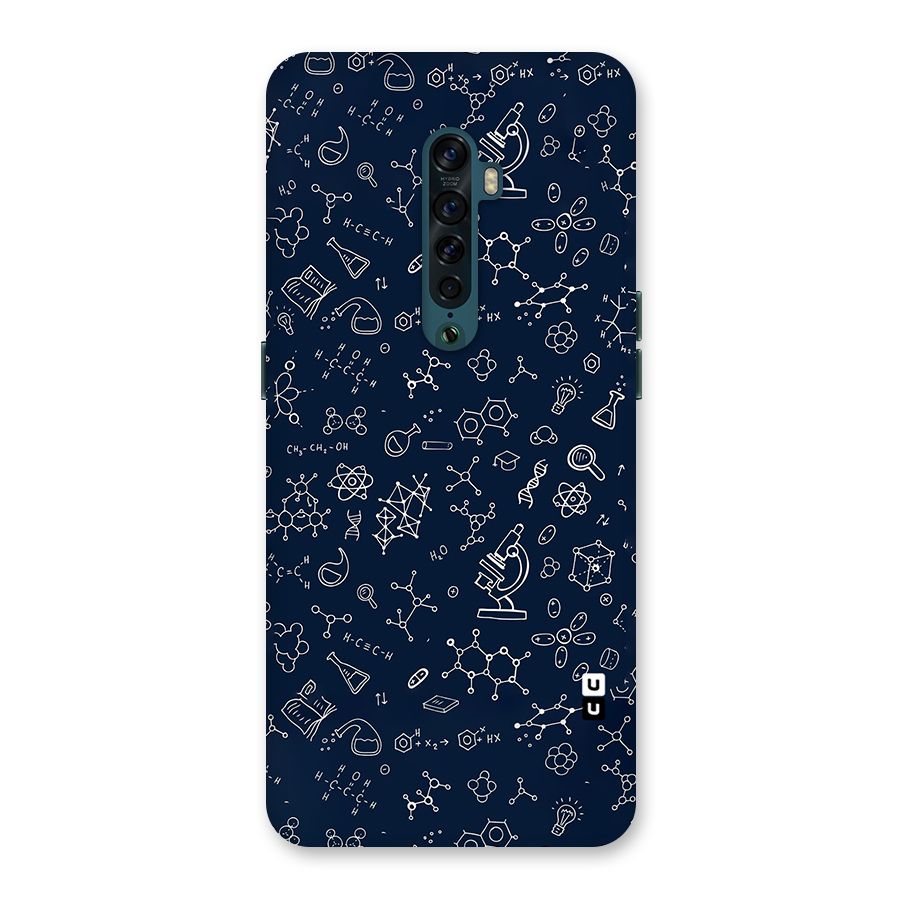 Chemistry Doodle Art Back Case for Oppo Reno2