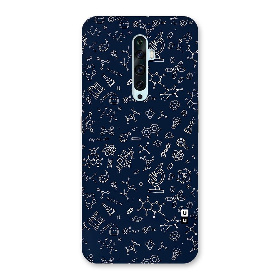 Chemistry Doodle Art Back Case for Oppo Reno2 F
