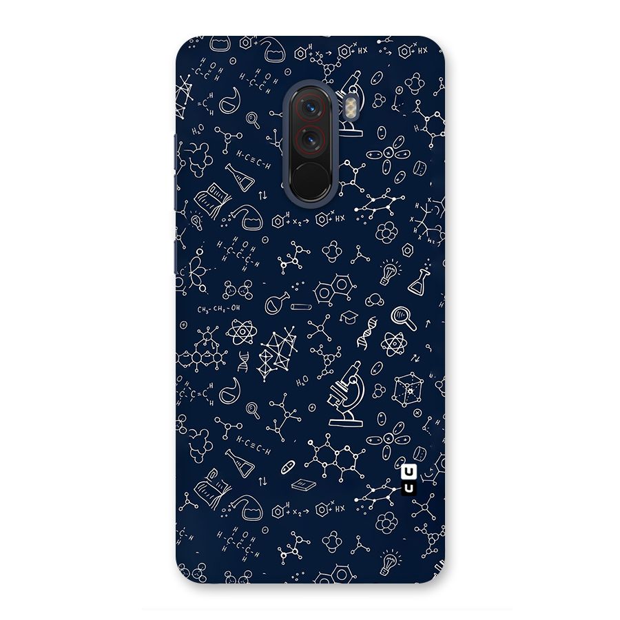 Chemistry Doodle Art Back Case for Poco F1