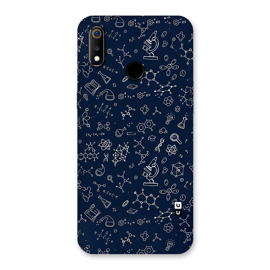 Chemistry Doodle Art Back Case for Realme 3