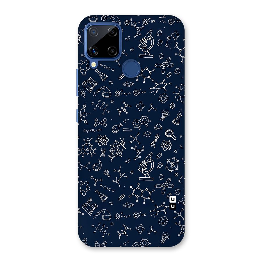 Chemistry Doodle Art Back Case for Realme C12