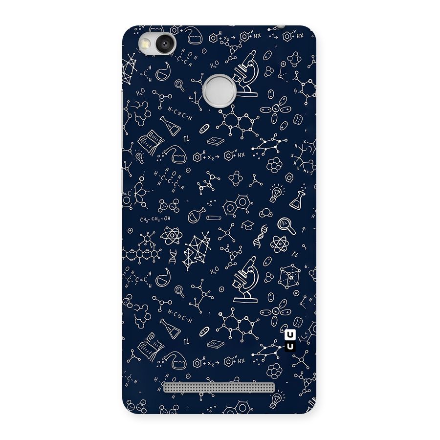 Chemistry Doodle Art Back Case for Redmi 3S Prime