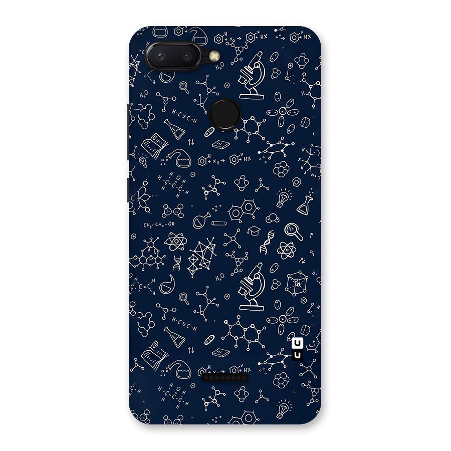 Chemistry Doodle Art Back Case for Redmi 6