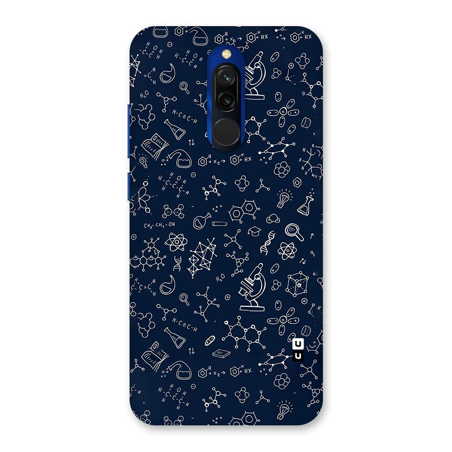 Chemistry Doodle Art Back Case for Redmi 8