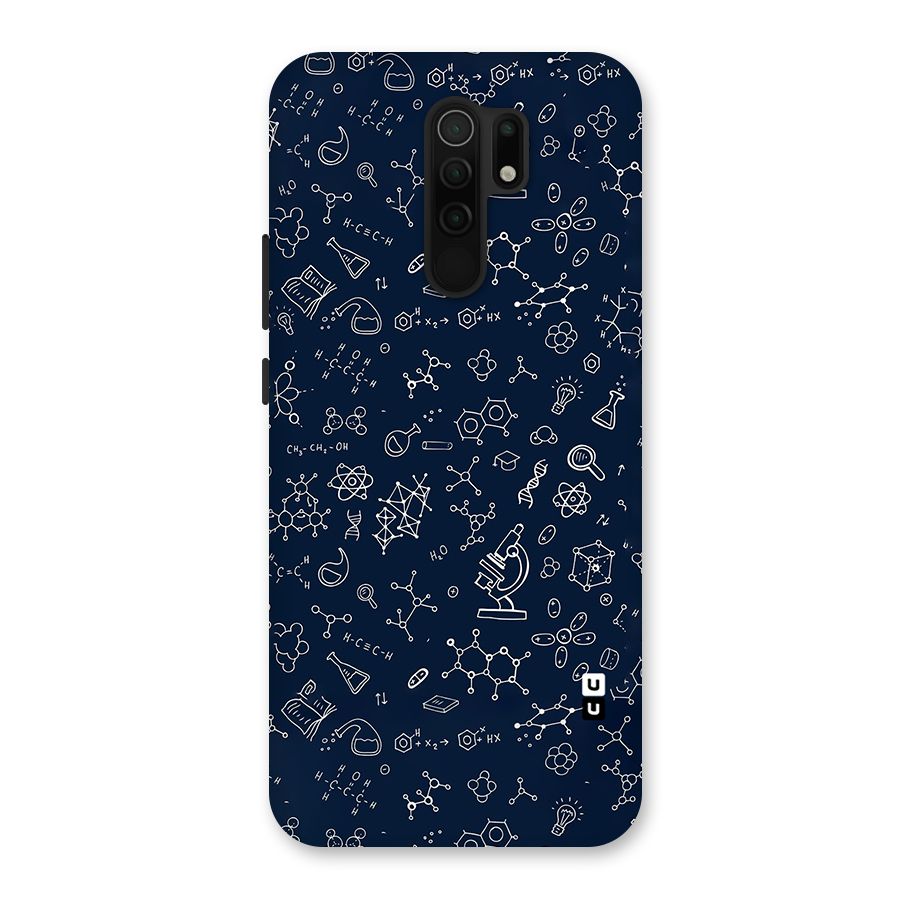 Chemistry Doodle Art Back Case for Redmi 9 Prime