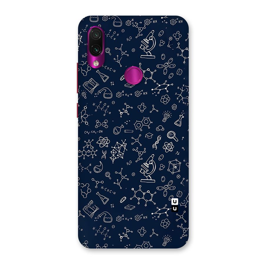 Chemistry Doodle Art Back Case for Redmi Note 7 Pro