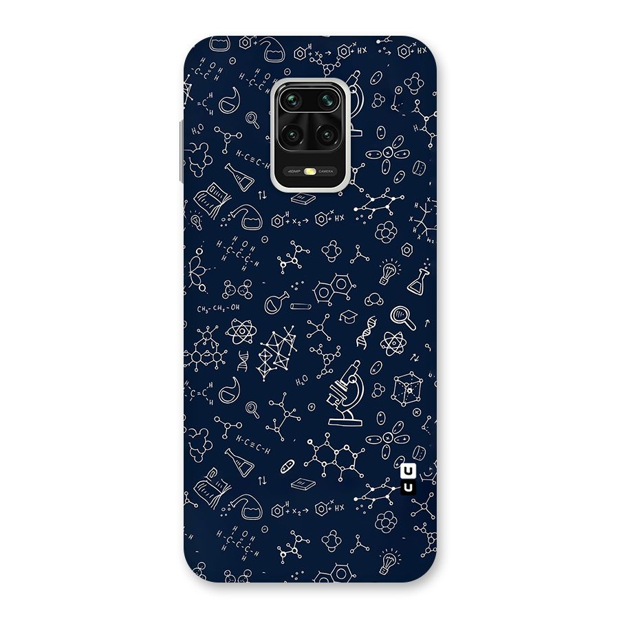 Chemistry Doodle Art Back Case for Redmi Note 9 Pro