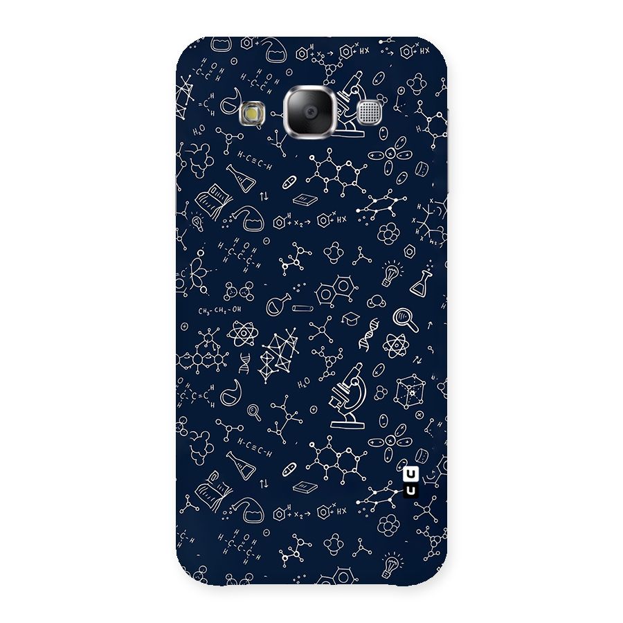 Chemistry Doodle Art Back Case for Samsung Galaxy E5